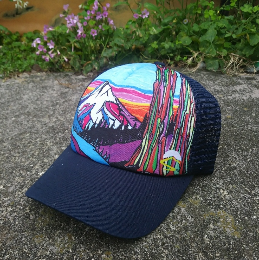 Mountain Range Trucker Hat